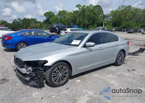 2020 BMW 530I из США, поврежденный, VIN WBAJR3C06LBP95424